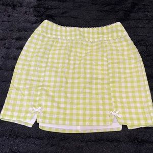 For Love and for Lemons gingham mini skirt
